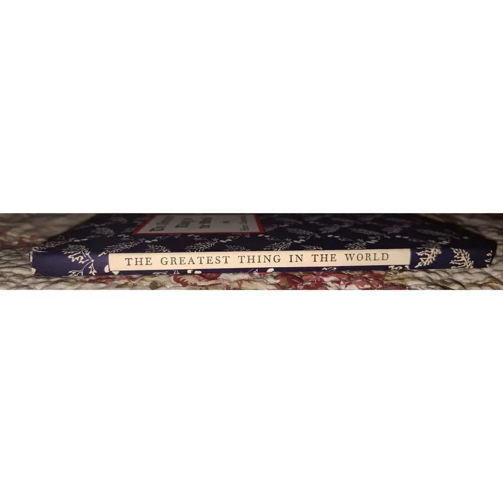 The Greatest Thing in the World by Henry Drummond w Wood Engravings by Boyd Hann